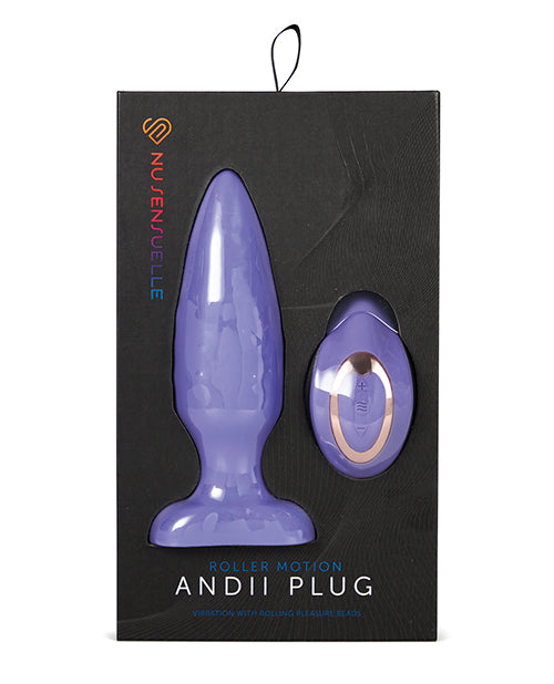 Nu Sensuelle Andii Vertical Roller Motion Butt Plug - Assorted Colors