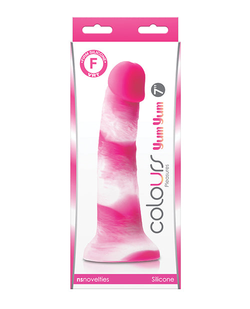 Colours Pleasures 7" Yum Yum Dildo - Assorted Colors