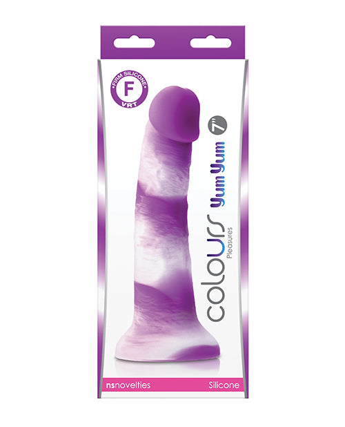 Colours Pleasures 7" Yum Yum Dildo - Assorted Colors