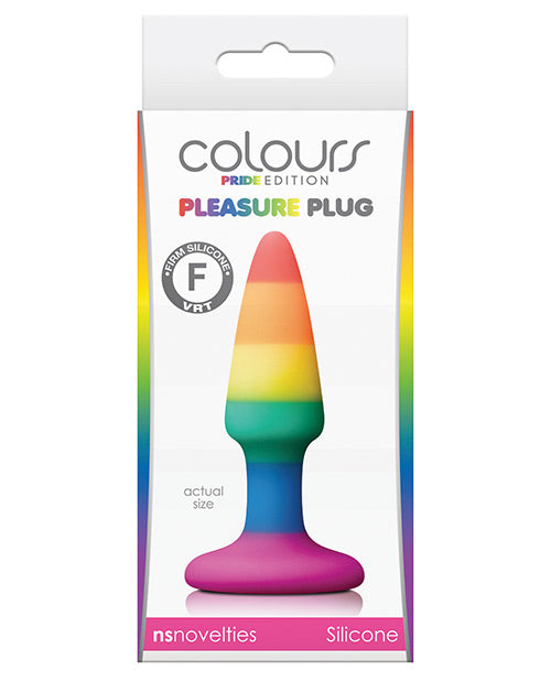 Colours Pride Edition Pleasure Plug  Rainbow - Assorted Sizes