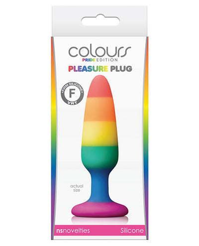 Colours Pride Edition Pleasure Plug  Rainbow - Assorted Sizes