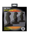 Nexus G Play Trio Rechargeable Massagers - Black