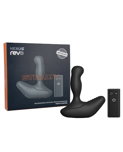 Nexus Revo Stealth Remote Control Rotating Prostate Massager - Black