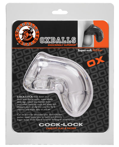 Oxballs Cock Lock Cock Cage - Clear