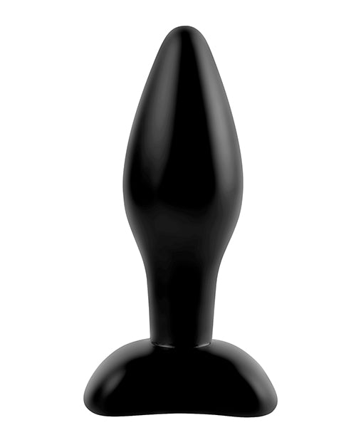 Anal Fantasy Collection Small Silicone Plug - Black