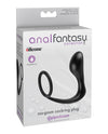 Anal Fantasy Collection Ass Gasm Cockring Plug - Black