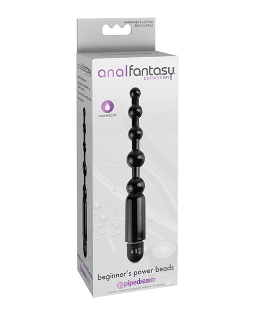 Anal Fantasy Collection Beginners Power Beads - Black