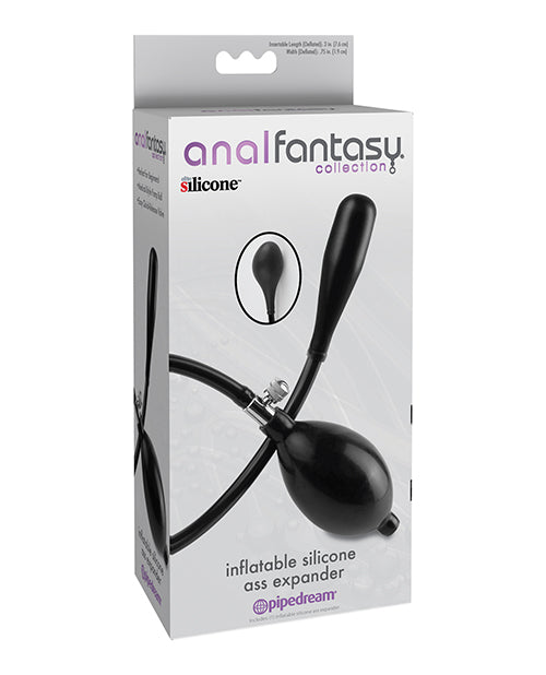 Anal Fantasy Collection Inflatable Silicone Ass Expander - Black