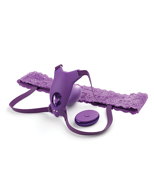 Fantasy For Her Ultimate G-Spot Butterfly Strap On - Purple