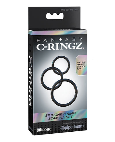 Fantasy C-Ringz Silicone 3-Ring Stamina Set