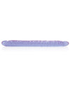 17" Slim Jim Duo Veined Super Slim Dong - Reflective Gel Purple