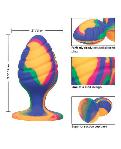 Cheeky Large Swirl Tie Dye Plug