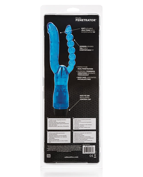 Crystalessence 5" Dual Penetrator - Blue