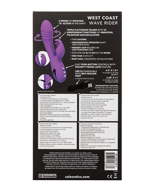 California Dreaming West Coast Wave Rider - Purple