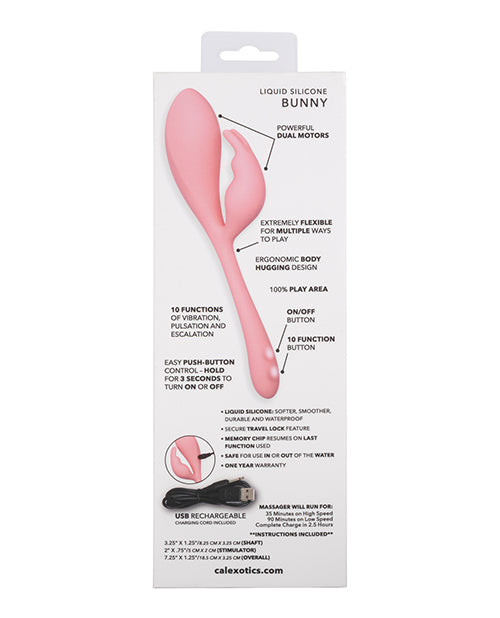 Elle Liquid Silicone Bunny - Pink