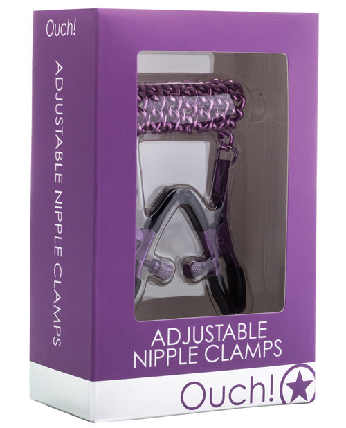 Shots Ouch Adjustable Nipple Clamps