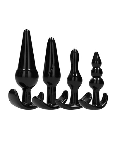 Shots Sono No. 8 Butt Plug - Black Set of 4