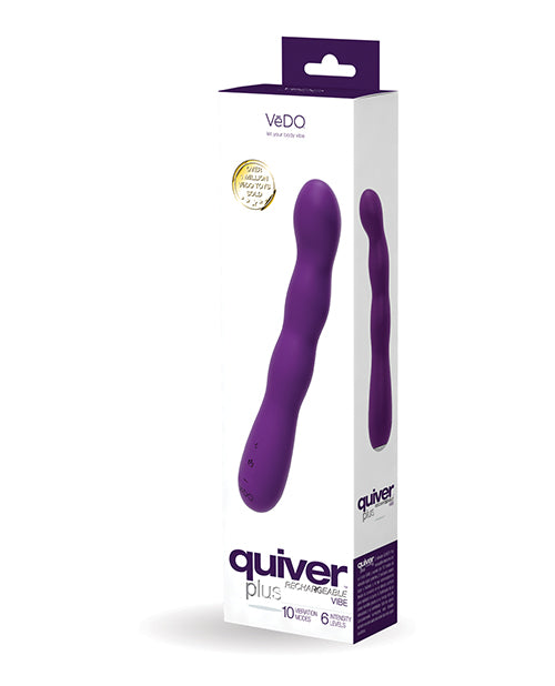 VeDO Quiver Plus Rechargeable Vibe - Assorted Colors