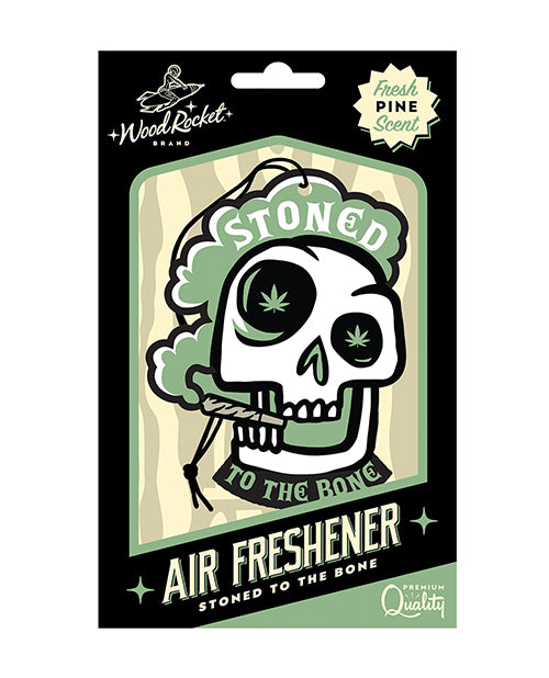 '=Wood Rocket Stoned to the Bone Air Freshener - Pine