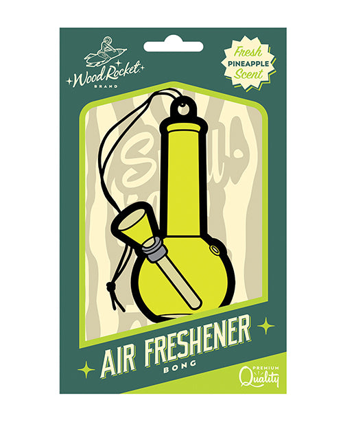 '=Wood Rocket Bong Air Freshener - Pineapple