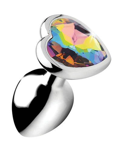 Booty Sparks Rainbow Prism Heart Anal Plug