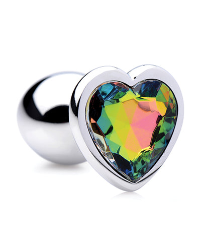 Booty Sparks Rainbow Prism Heart Anal Plug