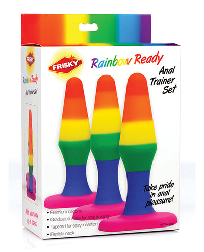 Frisky Rainbow Silicone Anal Trainer Set