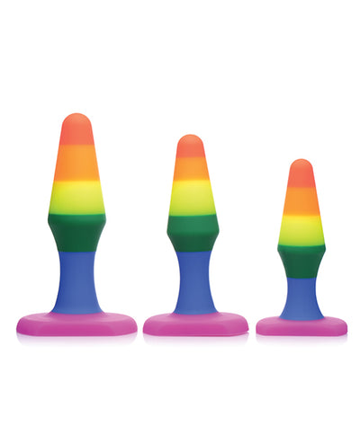 Frisky Rainbow Silicone Anal Trainer Set