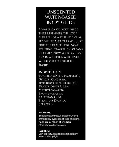 Master Series Unscented Jizz Lubricant - 34oz